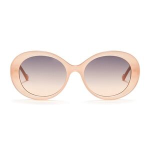 Sunday Somewhere Peach Oval Sunglasses